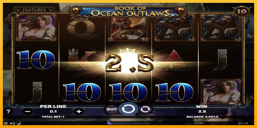 Book of Ocean Outlaws игрална машина за пари, снимка 3