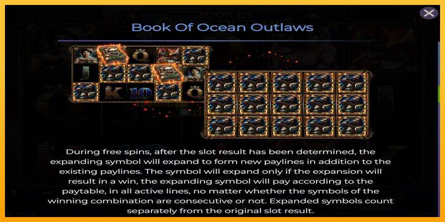 Book of Ocean Outlaws игрална машина за пари, снимка 5