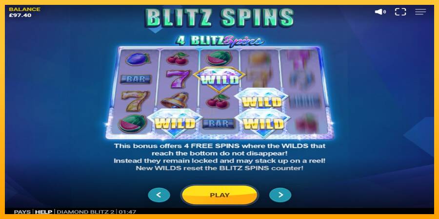 Diamond Blitz 2 игрална машина за пари, снимка 6