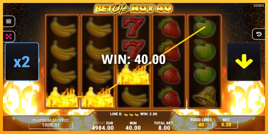 Bet Ole Hot 40 игрална машина за пари, снимка 3