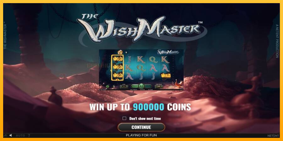 Wish Master игрална машина за пари, снимка 1