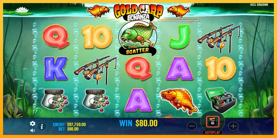 Gold Carp Bonanza игрална машина за пари, снимка 4