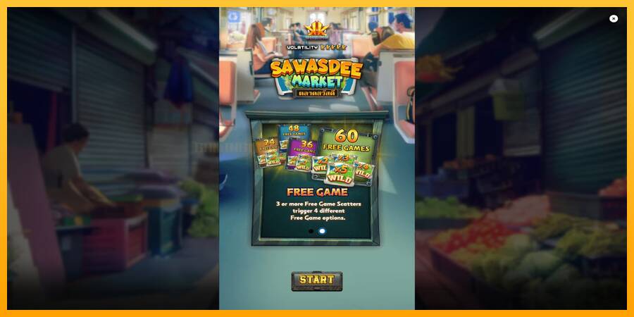 Sawasdee Market игрална машина за пари, снимка 1