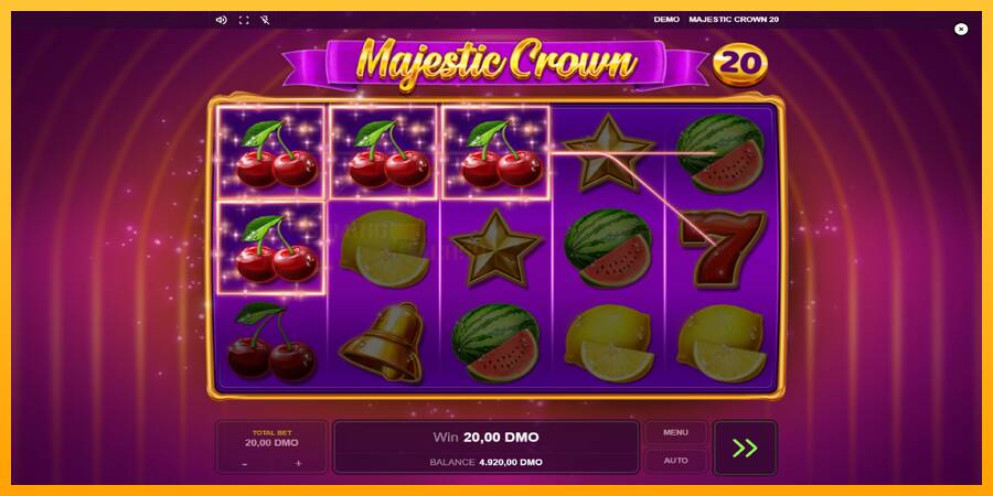 Majestic Crown 20 игрална машина за пари, снимка 2