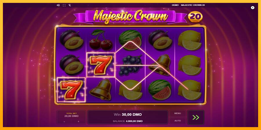 Majestic Crown 20 игрална машина за пари, снимка 4