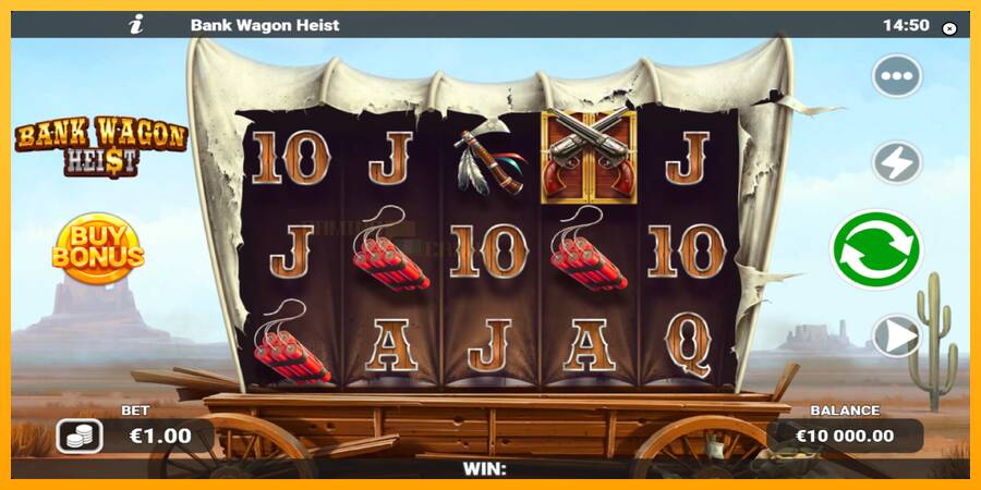 Bank Wagon Heist игрална машина за пари, снимка 2