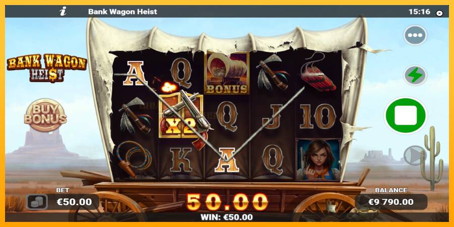 Bank Wagon Heist игрална машина за пари, снимка 4