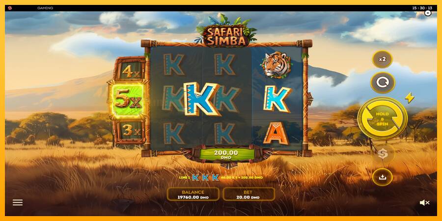 Safari Simba игрална машина за пари, снимка 3