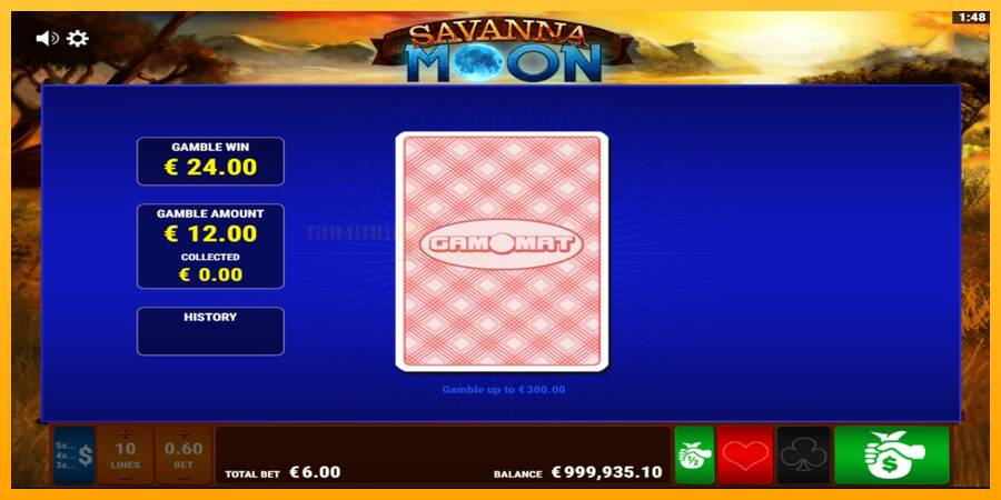 Savanna Moon игрална машина за пари, снимка 5