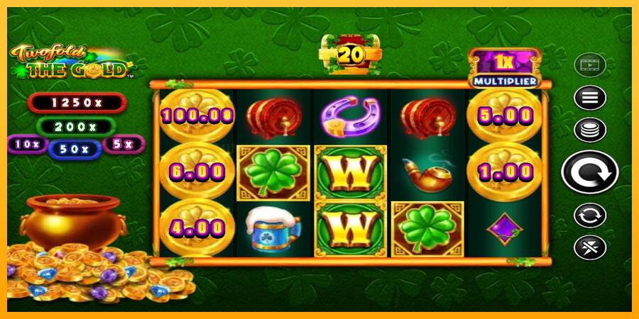 Twofold The Gold игрална машина за пари, снимка 1