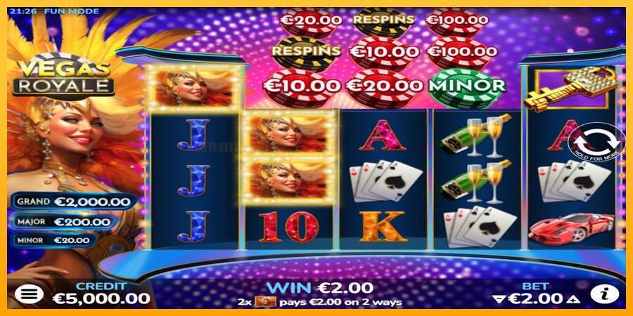 Vegas Royale игрална машина за пари, снимка 3