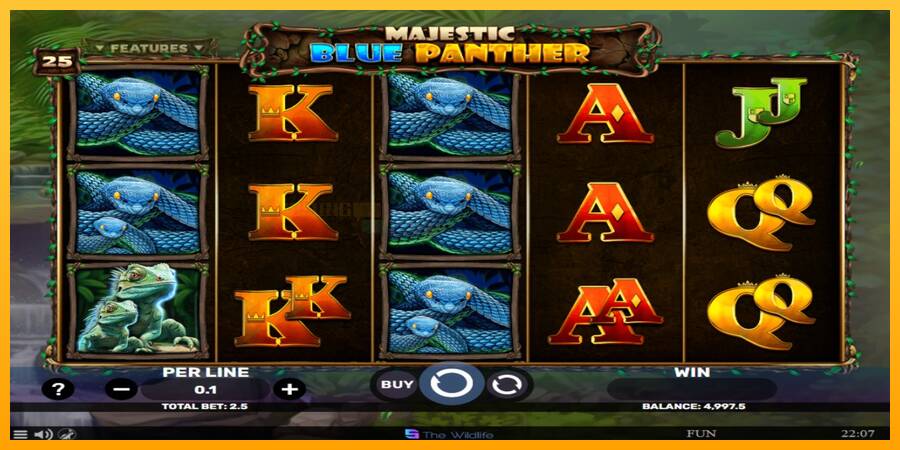 Majestic Blue Panther игрална машина за пари, снимка 2