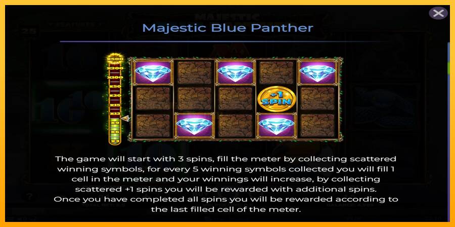 Majestic Blue Panther игрална машина за пари, снимка 5