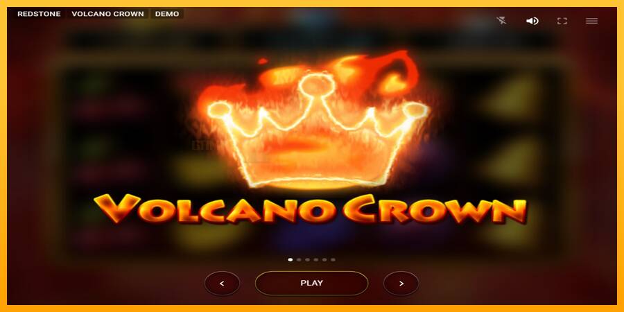 Volcano Crown игрална машина за пари, снимка 1