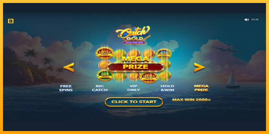 Catch The Gold Hold and Win игрална машина за пари, снимка 1