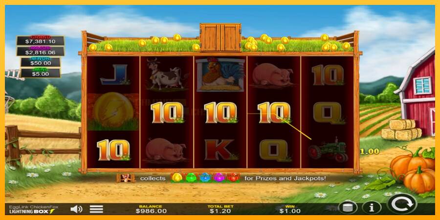 EggLink ChickenFox игрална машина за пари, снимка 3