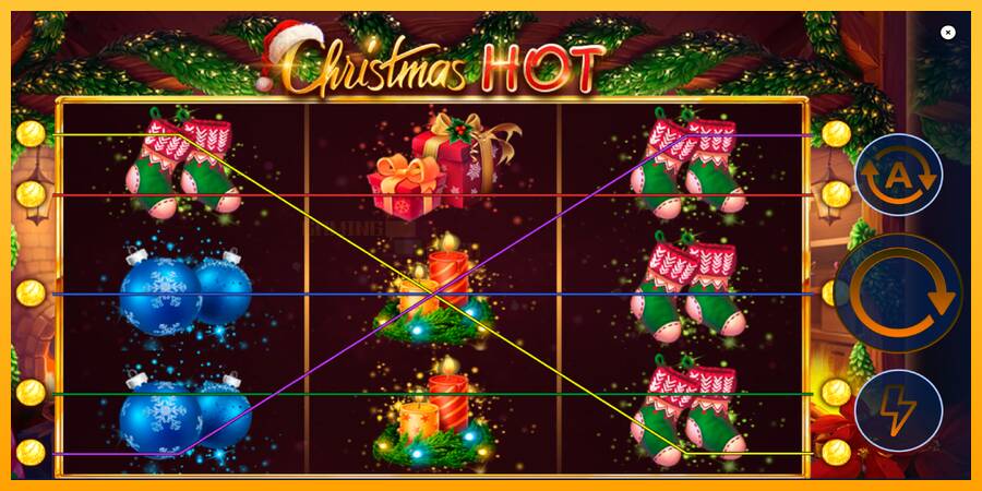 Christmas Hot игрална машина за пари, снимка 1