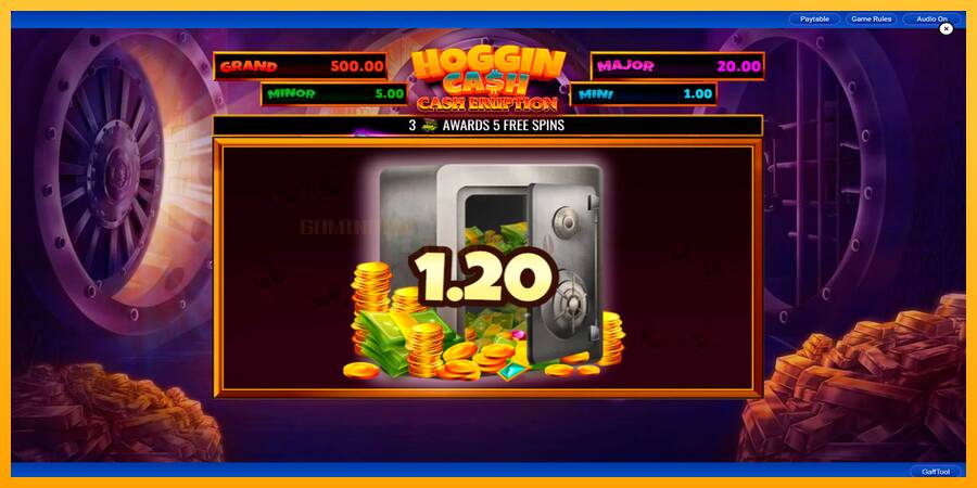 Cash Eruption Hoggin Cash игрална машина за пари, снимка 6