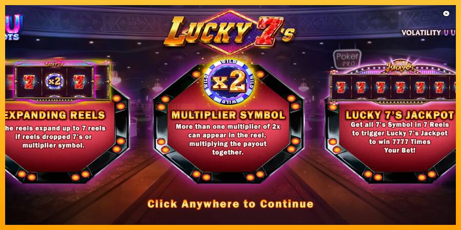 Lucky 7s игрална машина за пари, снимка 1