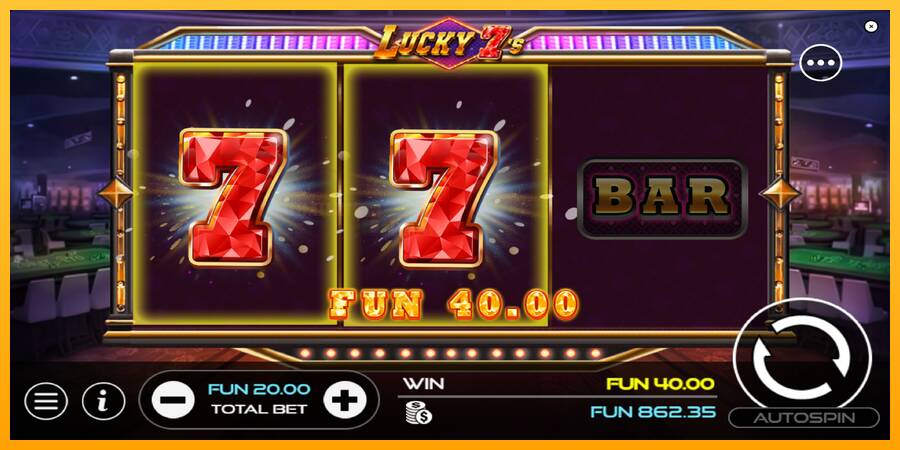 Lucky 7s игрална машина за пари, снимка 3