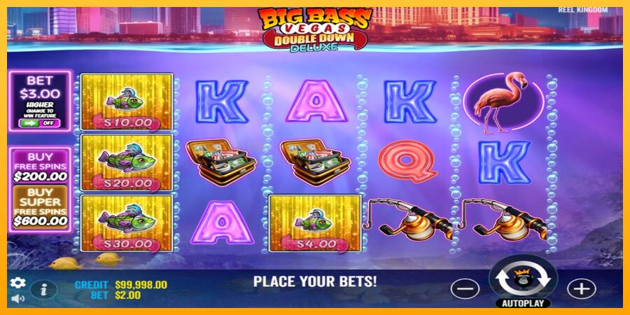 Big Bass Vegas Double Down Deluxe игрална машина за пари, снимка 2