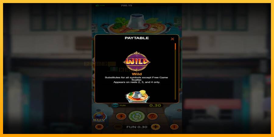 Thai Cuisine игрална машина за пари, снимка 4