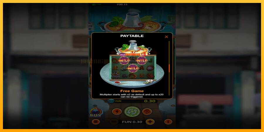 Thai Cuisine игрална машина за пари, снимка 7