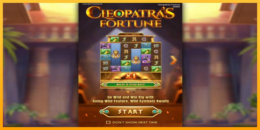 Cleopatras Fortune игрална машина за пари, снимка 1