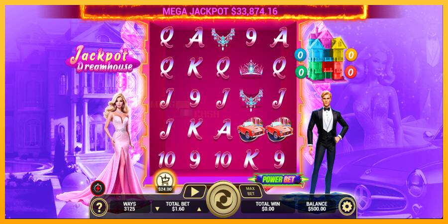 Jackpot Dreamhouse игрална машина за пари, снимка 2