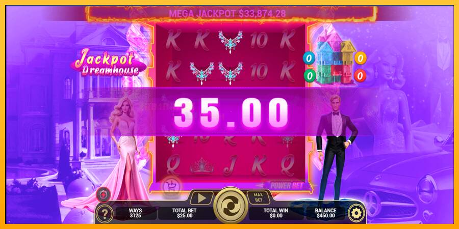 Jackpot Dreamhouse игрална машина за пари, снимка 3