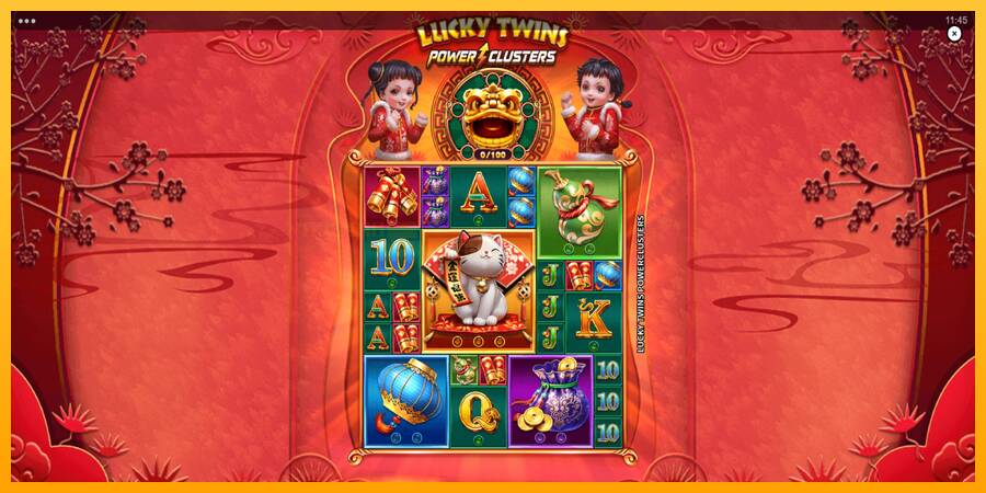 Lucky Twins Power Clusters игрална машина за пари, снимка 1