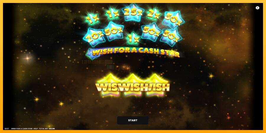 Wish for a Cash Star игрална машина за пари, снимка 1