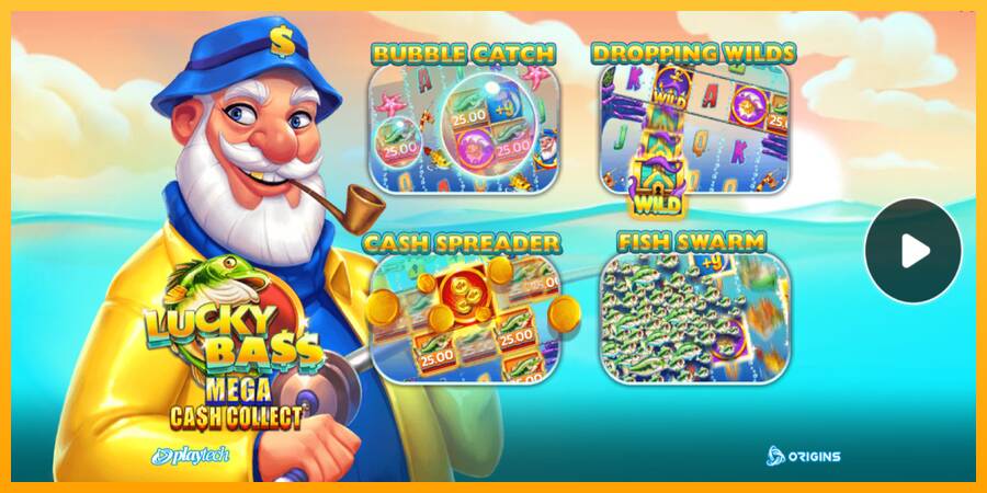 Lucky Bass Mega Cash Collect игрална машина за пари, снимка 1