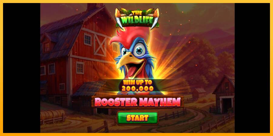 Rooster Mayhem игрална машина за пари, снимка 1