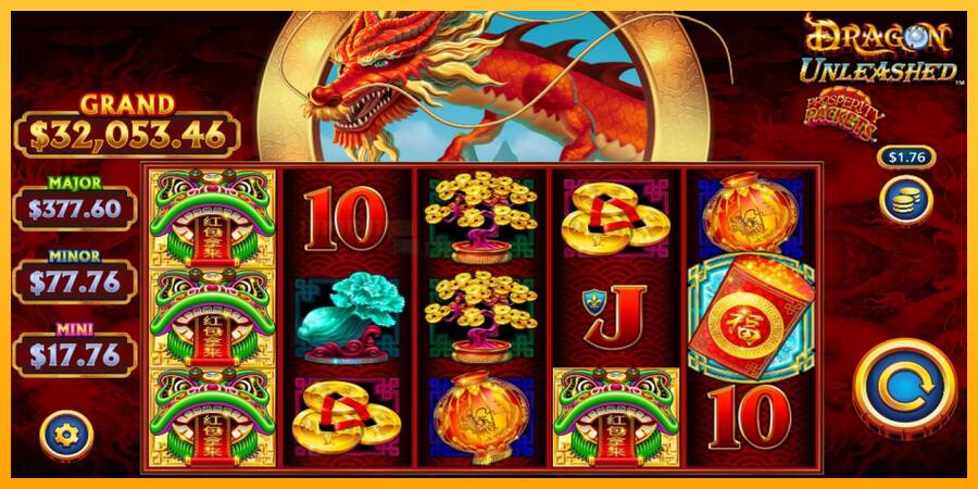 Dragon Unleashed - Prosperity Packets игрална машина за пари, снимка 1