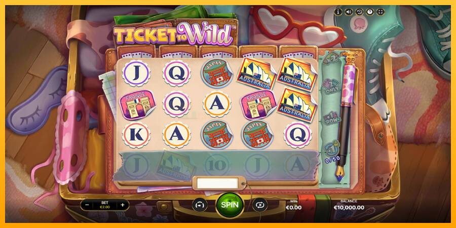 Ticket To Wild игрална машина за пари, снимка 2