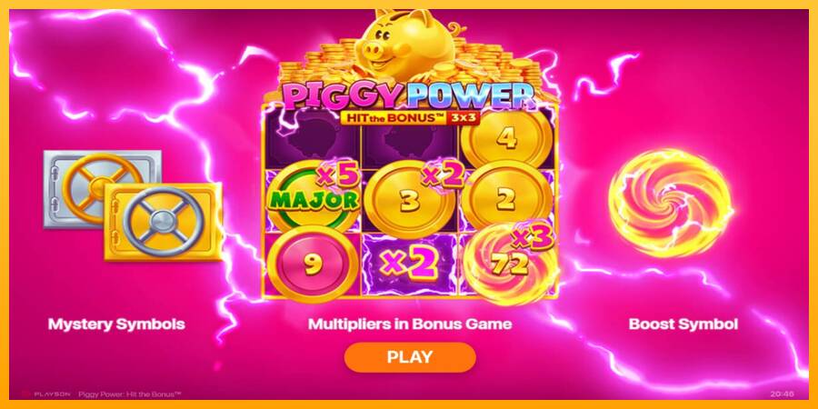 Piggy Power игрална машина за пари, снимка 1