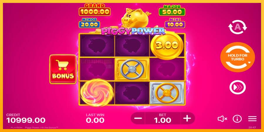 Piggy Power игрална машина за пари, снимка 2