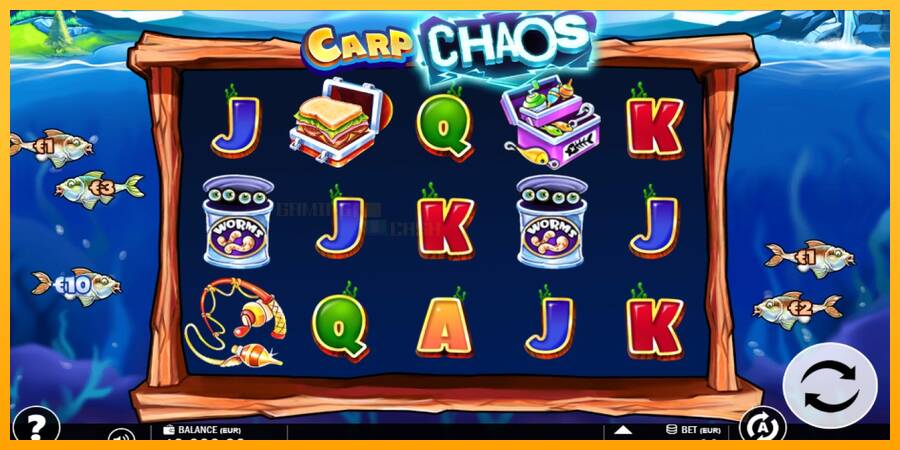 Carp Chaos игрална машина за пари, снимка 1