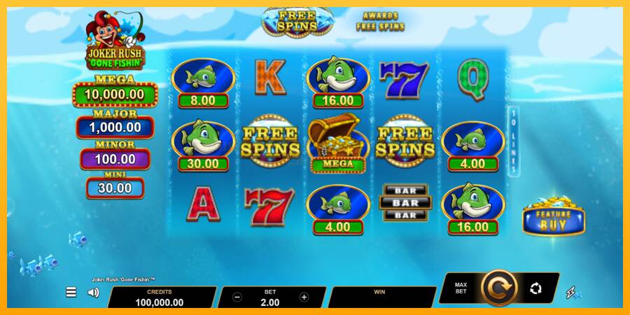 Joker Rush Gone Fishin игрална машина за пари, снимка 1