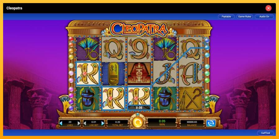 Cleopatra игрална машина за пари, снимка 3