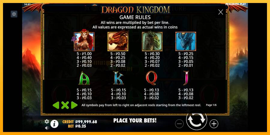 Dragon Kingdom игрална машина за пари, снимка 4