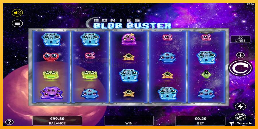 Monies Blob Buster игрална машина за пари, снимка 2