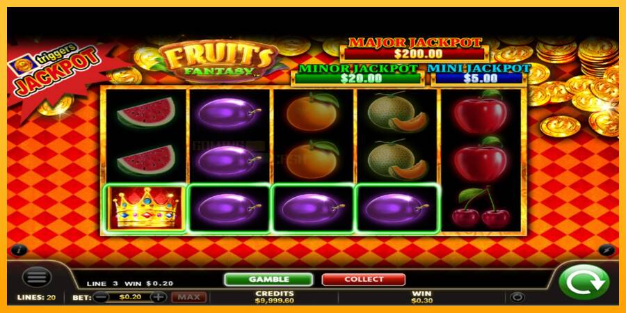 Fruits Fantasy игрална машина за пари, снимка 3