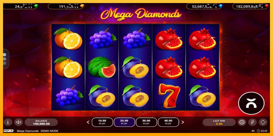 Mega Diamonds игрална машина за пари, снимка 1