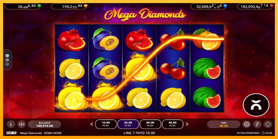 Mega Diamonds игрална машина за пари, снимка 3