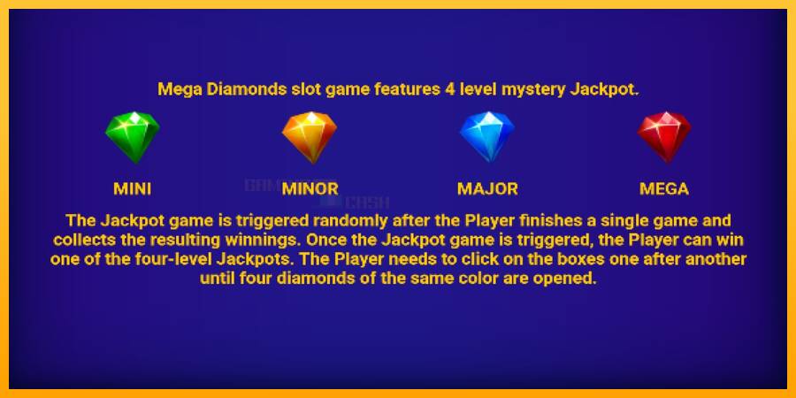 Mega Diamonds игрална машина за пари, снимка 5