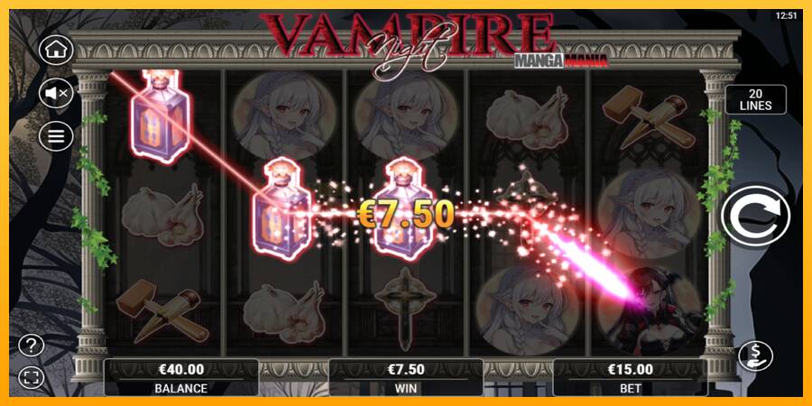 Vampire Night игрална машина за пари, снимка 4