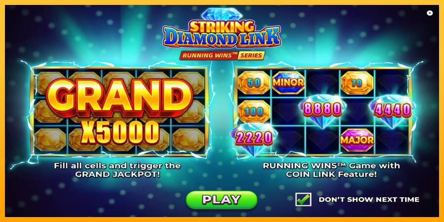 Striking Diamond Link игрална машина за пари, снимка 1