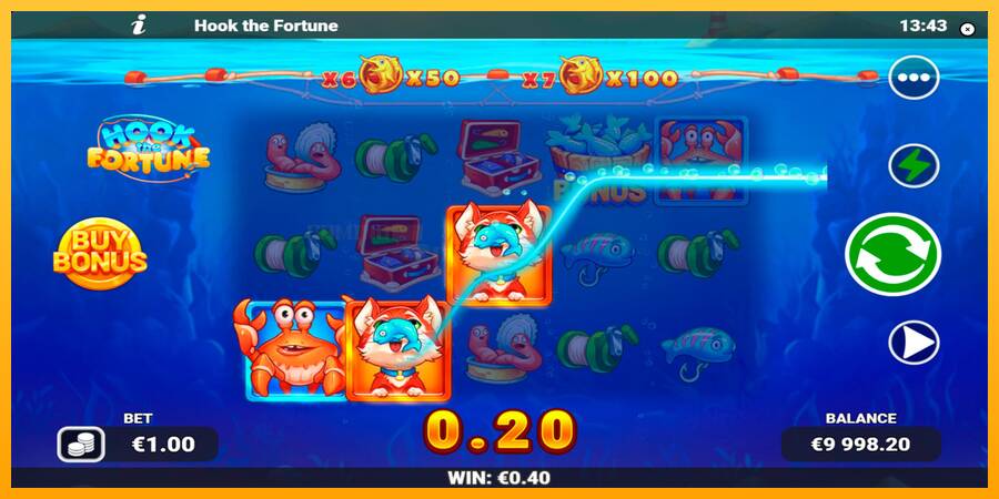 Hook the Fortune игрална машина за пари, снимка 4